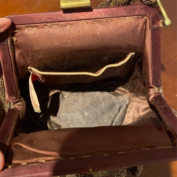 Vintage 1940's DuBonnette Heavily Beaded Bag - Picture 5 of 11